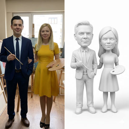 Boyamalı Çift Figürü