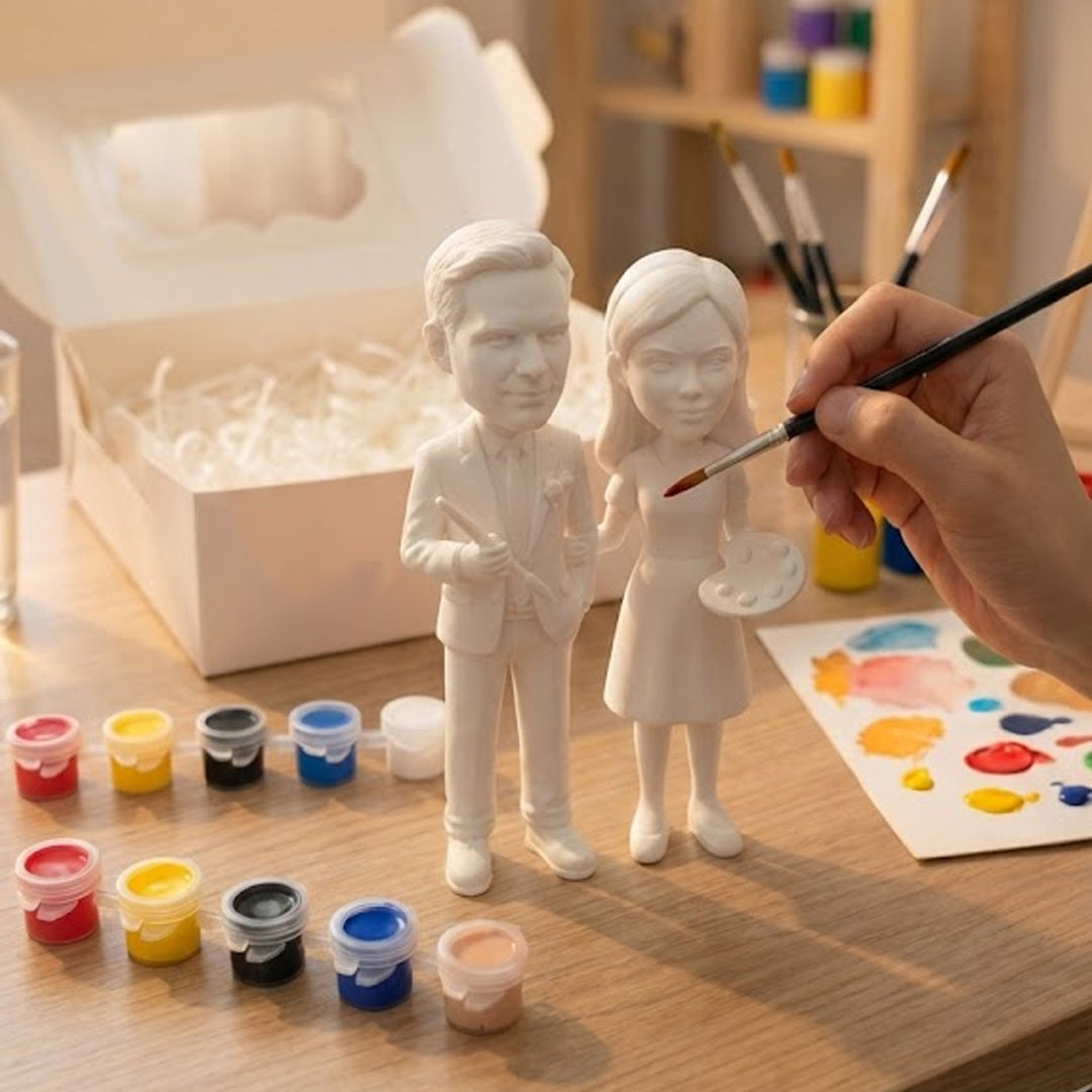 Boyamalı Çift Figürü