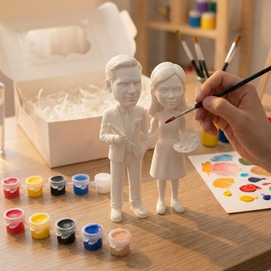 Boyamalı Çift Figürü