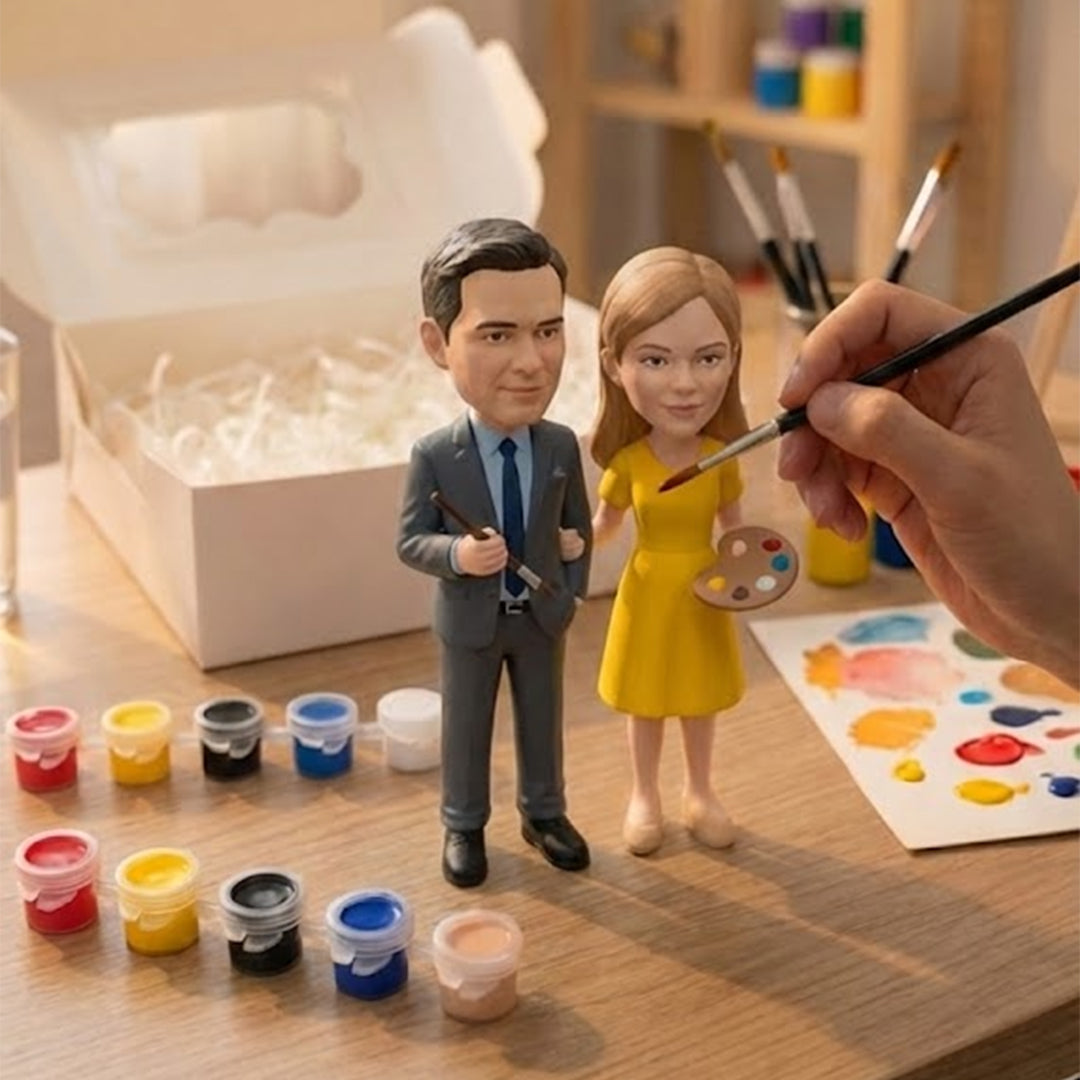 Boyamalı Çift Figürü