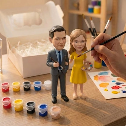 Boyamalı Çift Figürü