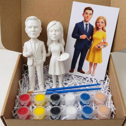 Boyamalı Çift Figürü